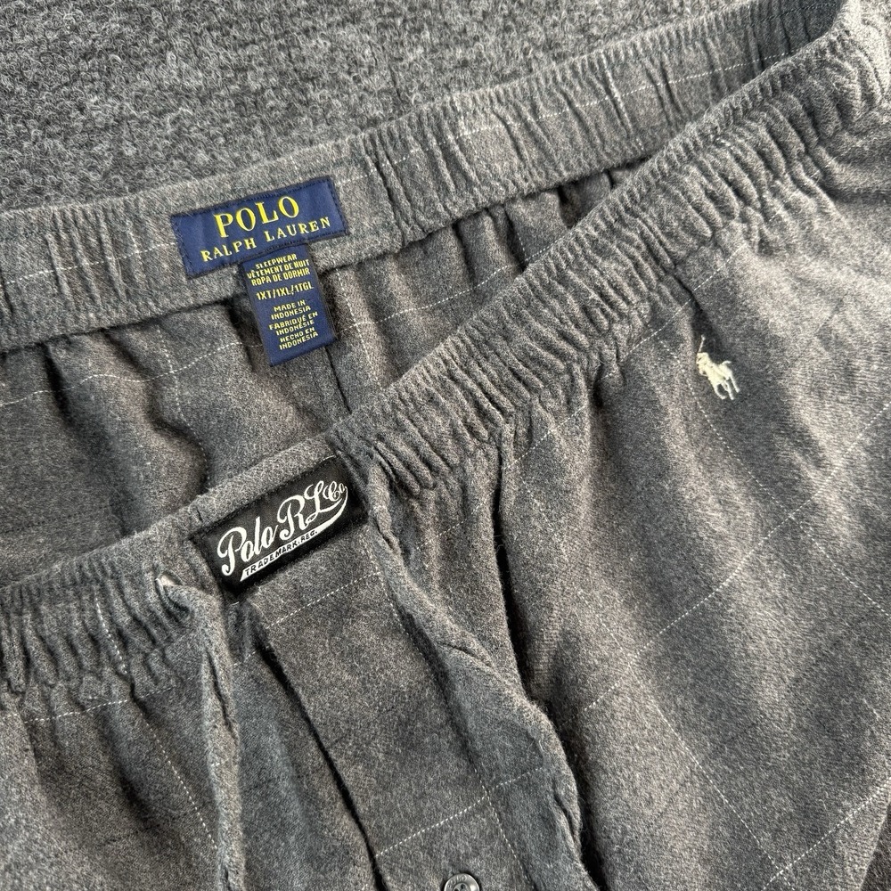 Ralph Lauren Polo Men's Sleepwear Pajamas Pant Gray 1XT EUC